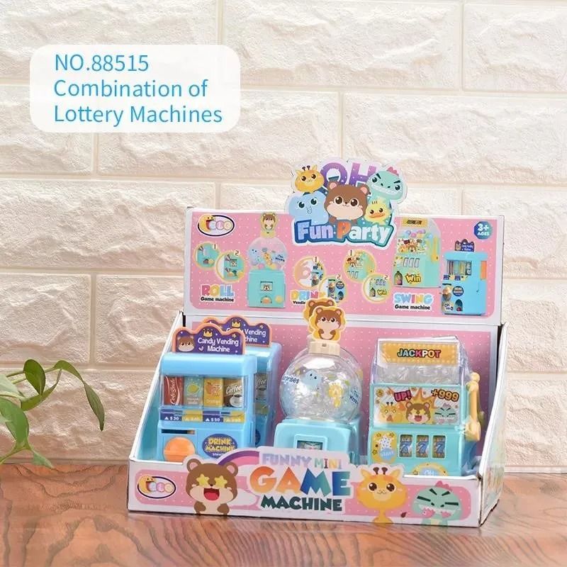Mini Lottery Machine Toy Manual Shake Puzzle Game For Kids 4