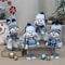 Cute Plush Snowman Toy Holiday Plush Decoration Winter Gift Doll 8