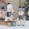 Cute Plush Snowman Toy Holiday Plush Decoration Winter Gift Doll 9