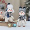 Cute Plush Snowman Toy Holiday Plush Decoration Winter Gift Doll 9