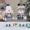 Cute Plush Snowman Toy Holiday Plush Decoration Winter Gift Doll 10