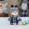 Cute Plush Snowman Toy Holiday Plush Decoration Winter Gift Doll 3