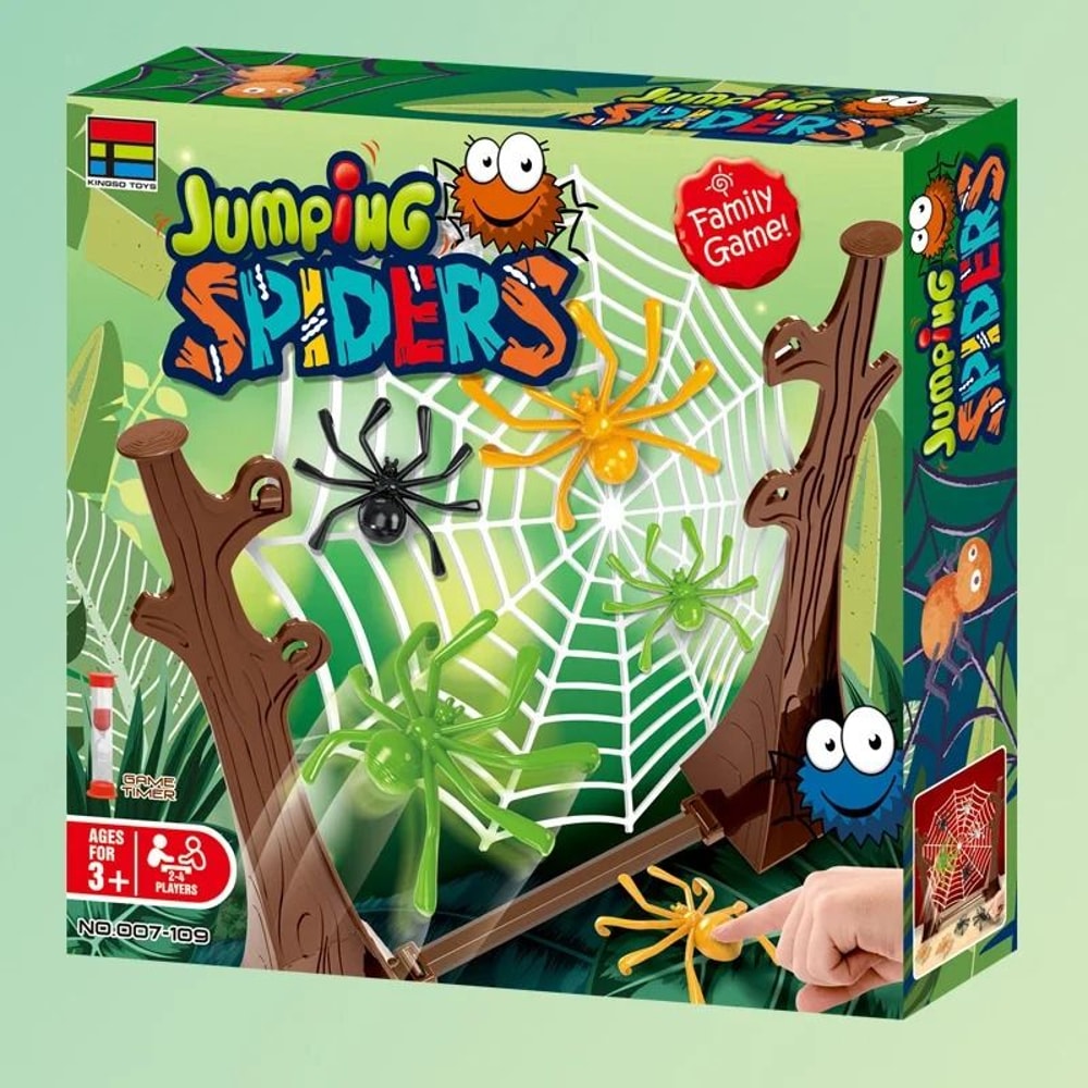 Bouncing Spider Game Interactive Family Party Board Game For Kids And Adults 6