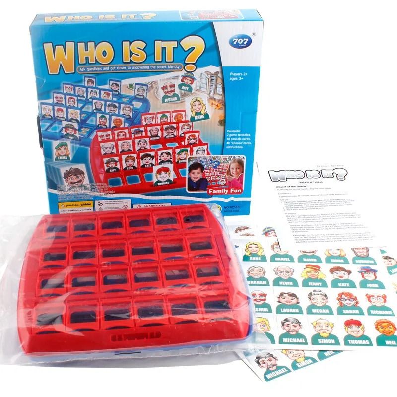 Guess Who I Am Game Interactive Kids Board Game For Parent Child Play 1