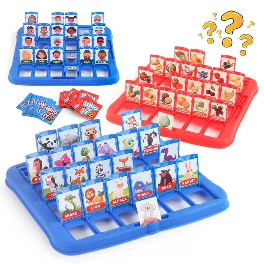 Guess Who I Am Game Interactive Kids Board Game For Parent Child Play 0