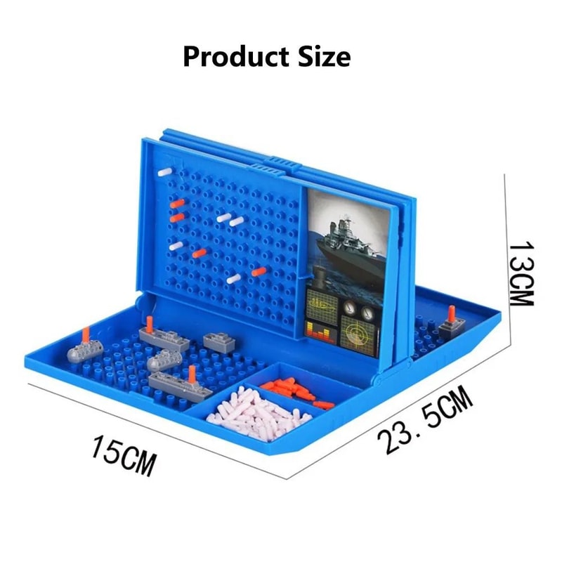 Battleship Board Game Sea Battle Family Strategy Game For Kids 0