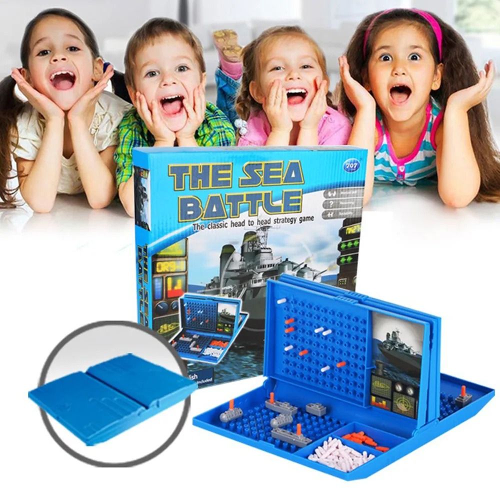 Battleship Board Game Sea Battle Family Strategy Game For Kids 4
