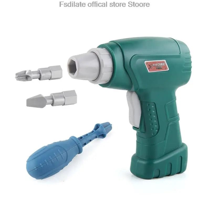 DIY T Rex Dinosaur Building Block Toy With Mini Electric Drill For Kids 3