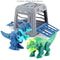 DIY T Rex Dinosaur Building Block Toy With Mini Electric Drill For Kids 5