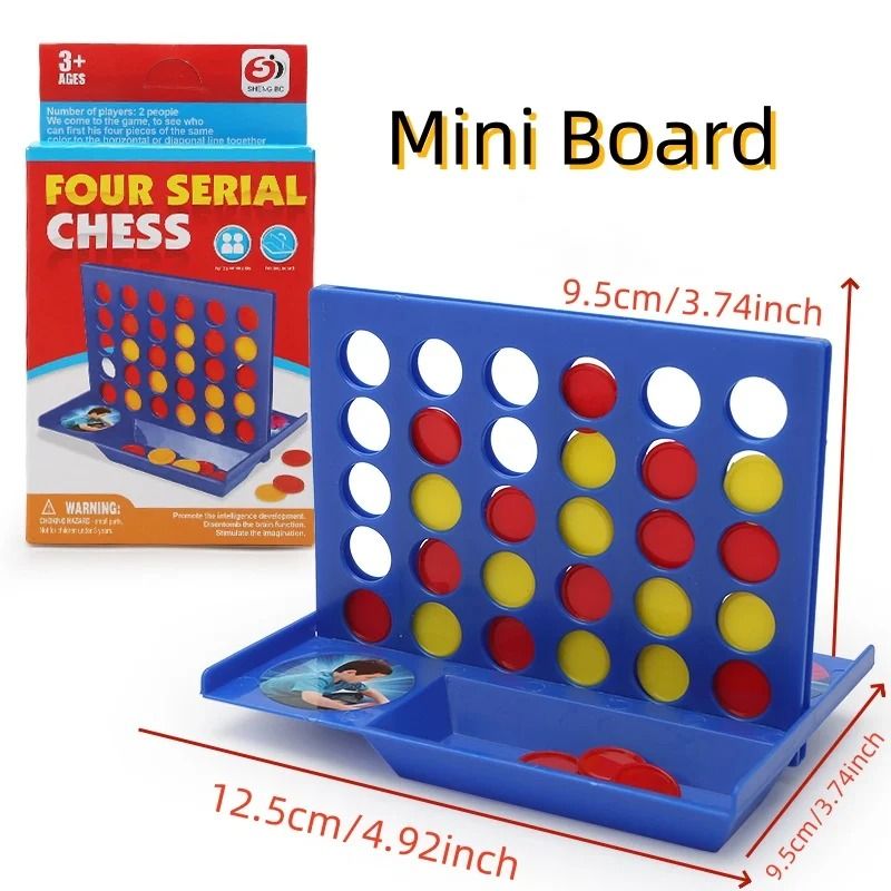 Four In A Row Game Classic Connect Board Game For Kids And Family 2