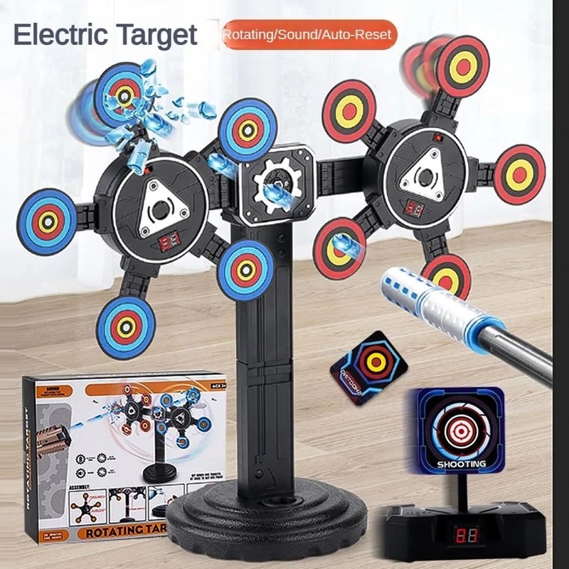 Auto Reset Electric Shooting Target Desktop Practice Game For Kids And Adults 11