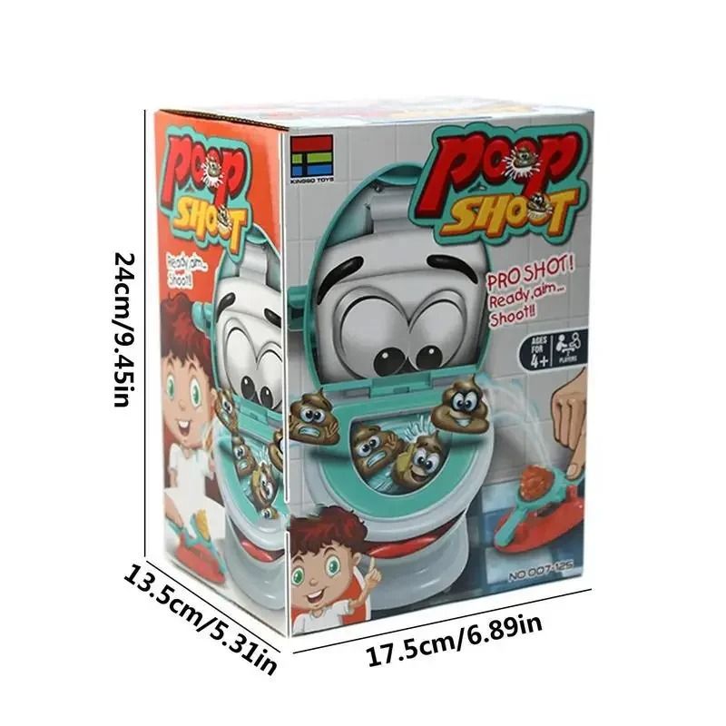 Funny Poop Toilet Game Catapult Party Toy Interactive Tabletop Fun 1