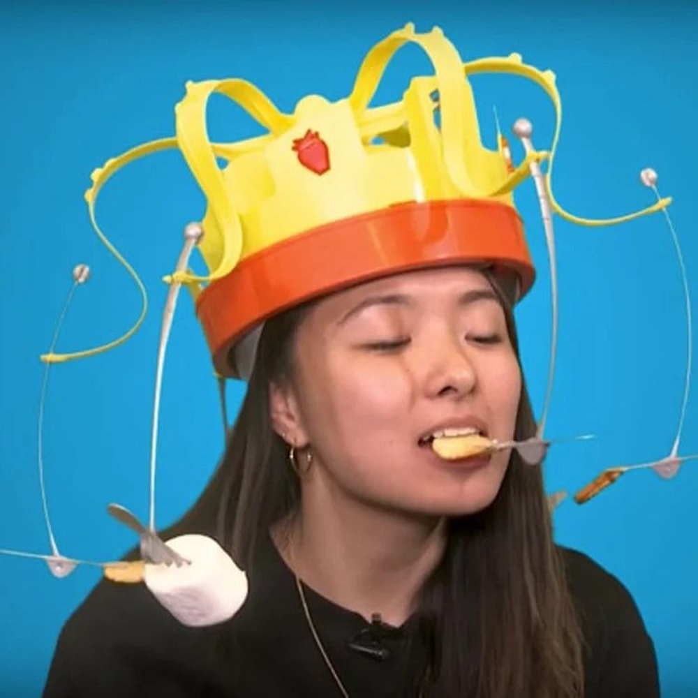 Chow Crown Game Funny Food Hat Party Game For Kids And Families 2