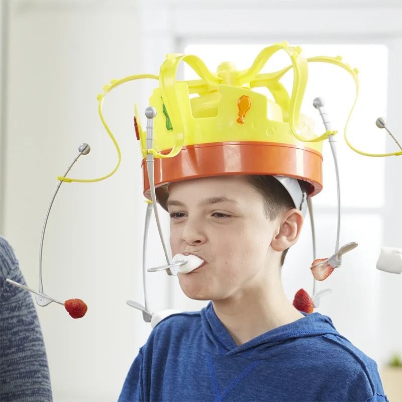Chow Crown Game Funny Food Hat Party Game For Kids And Families 7