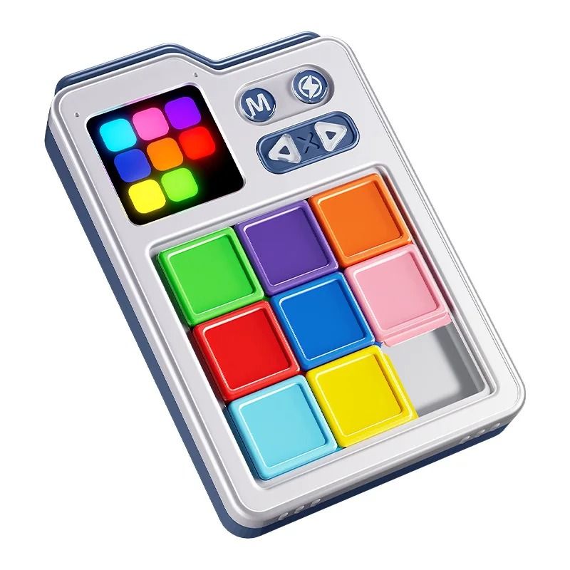 Huarong Road LCD Sliding Puzzle Magnetic Logic Thinking Toy For Kids 2