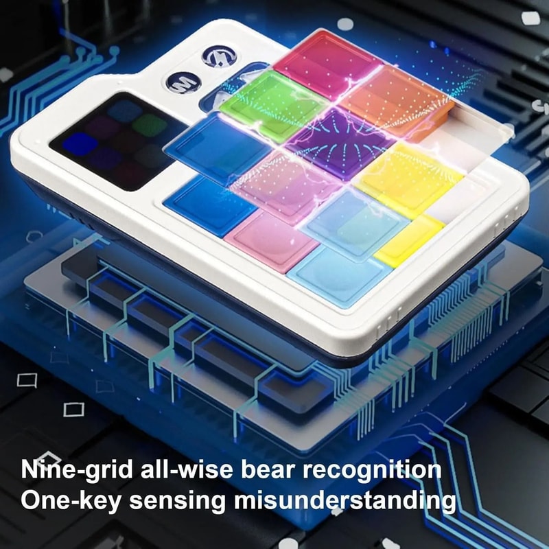 Huarong Road LCD Sliding Puzzle Magnetic Logic Thinking Toy For Kids 5