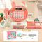 Kids Supermarket Toy Play Cash Register With Shopping Cart Role Play Set 6