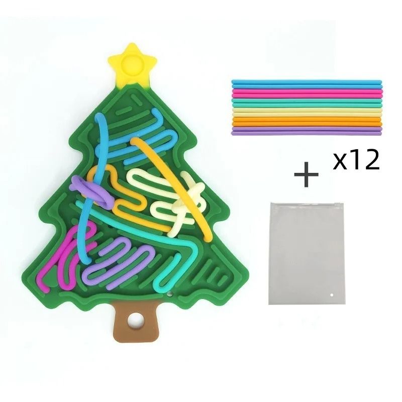 Double Sided Silicone Sensory Board Fidget Toy For Anxiety Relief 11