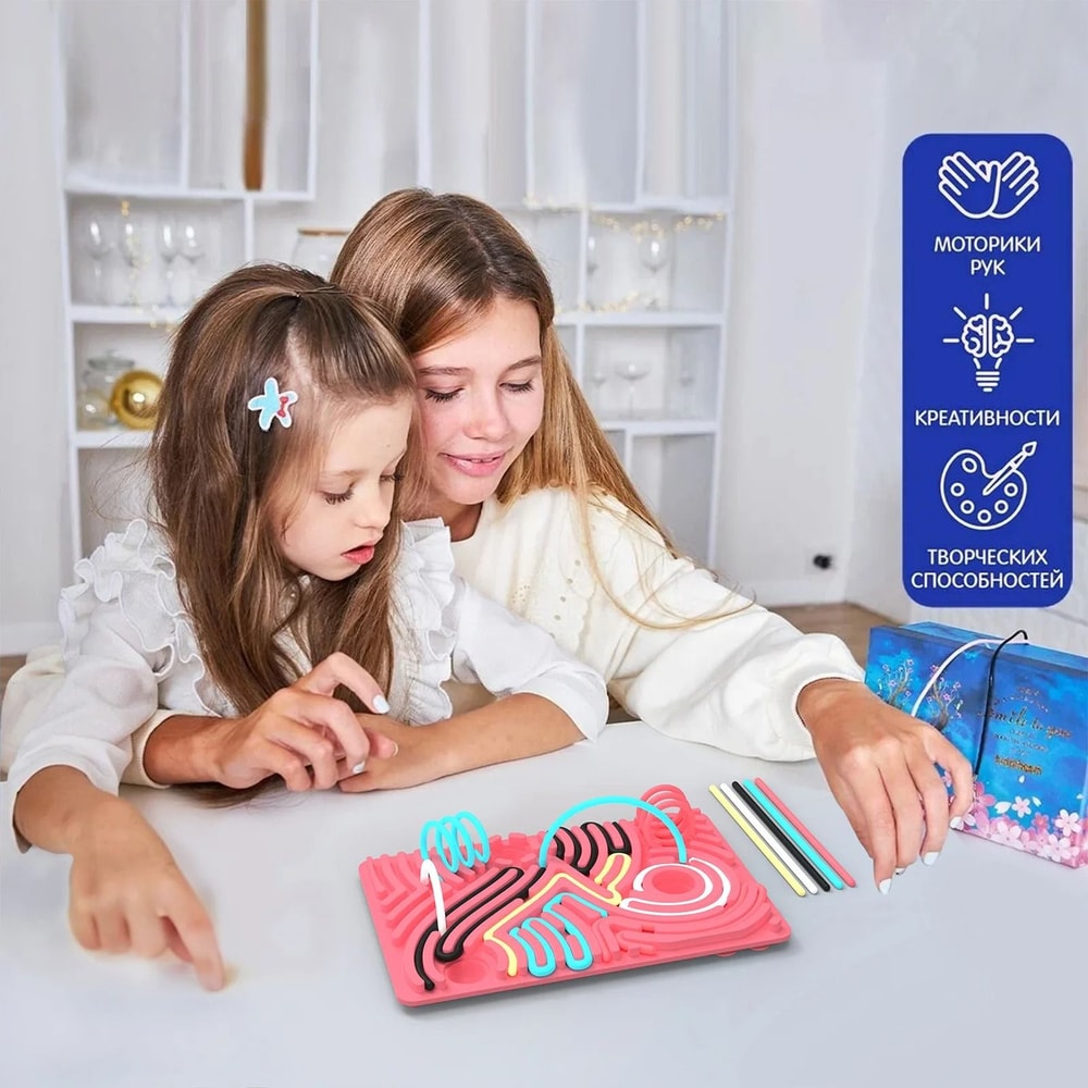 Double Sided Silicone Sensory Board Fidget Toy For Anxiety Relief 14