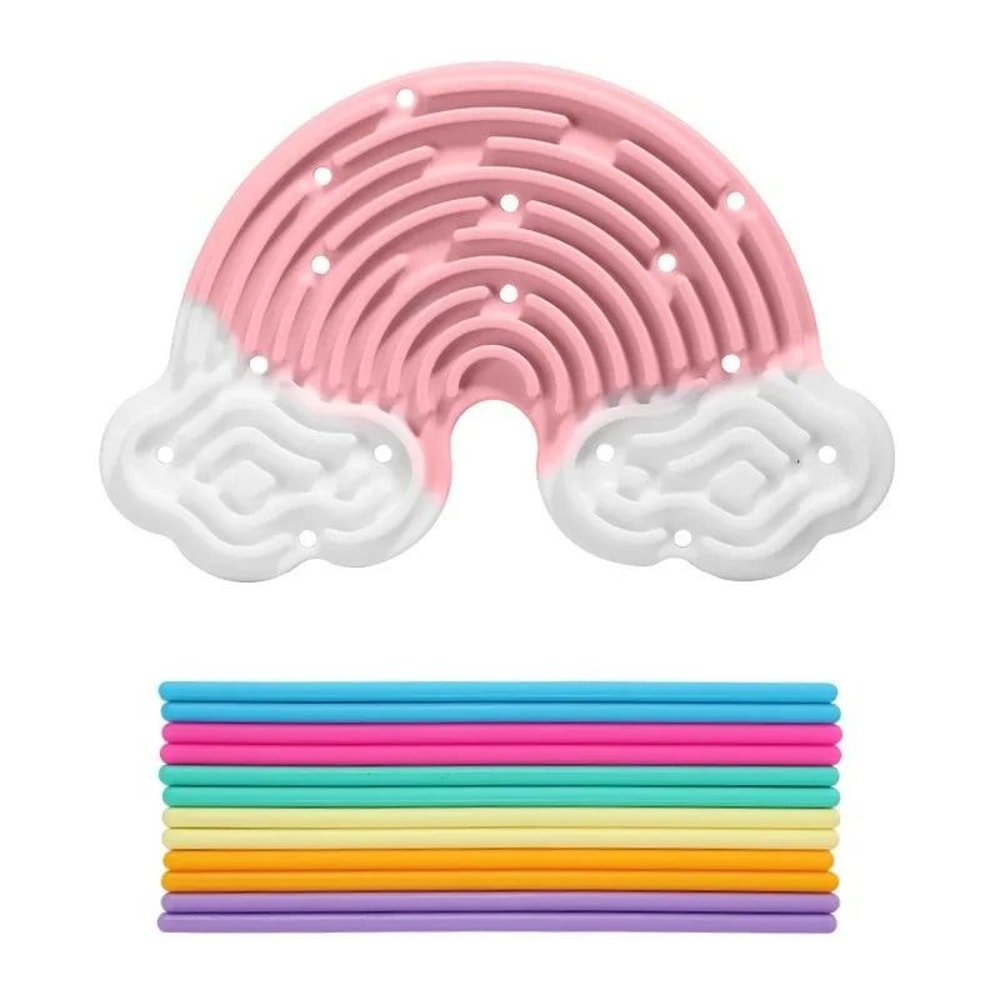 Double Sided Silicone Sensory Board Fidget Toy For Anxiety Relief 5