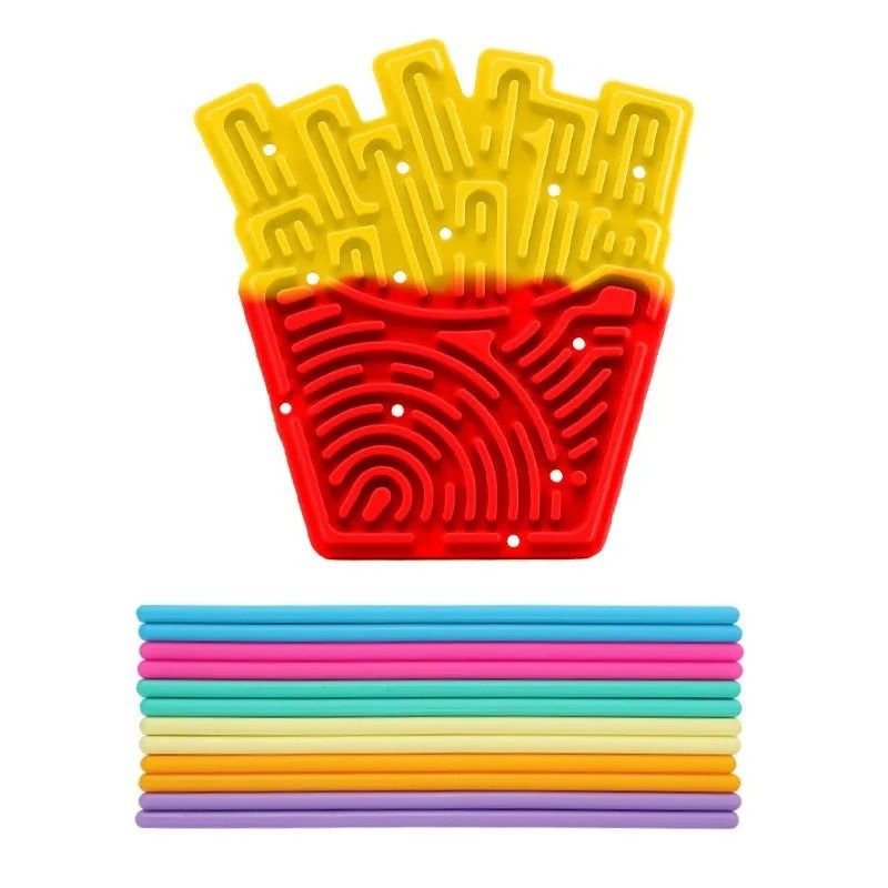 Double Sided Silicone Sensory Board Fidget Toy For Anxiety Relief 7