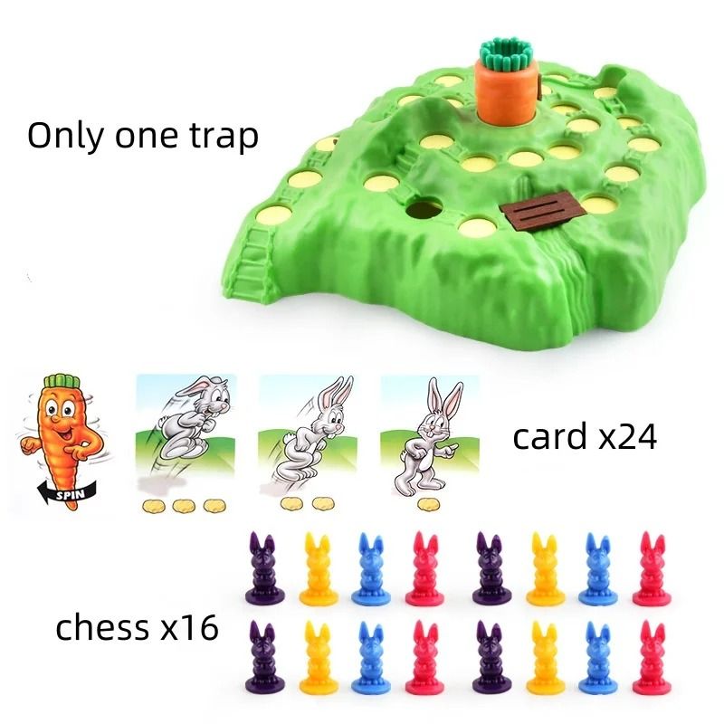 Rabbit And Turtle Board Game Interactive Multiplayer Racing Game For Kids 0