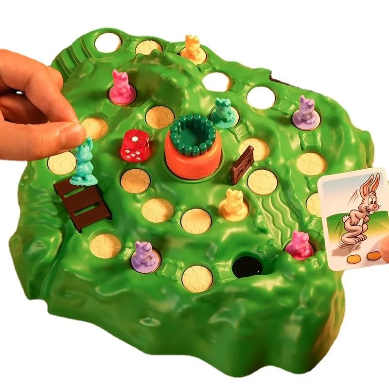 Rabbit And Turtle Board Game Interactive Multiplayer Racing Game For Kids 2