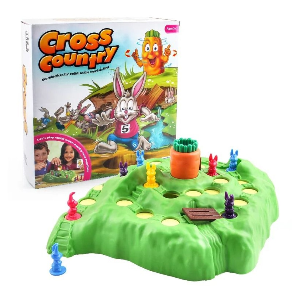 Rabbit And Turtle Board Game Interactive Multiplayer Racing Game For Kids 6