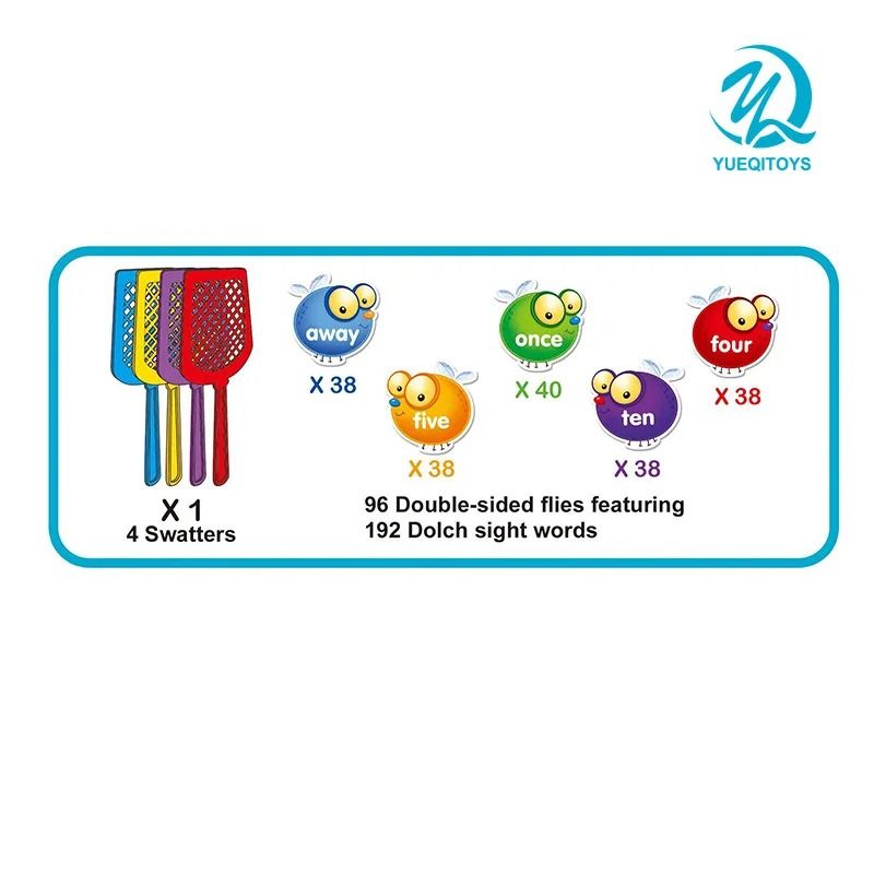 Crazy Fly Swatter Vocabulary Board Game For Kids 3