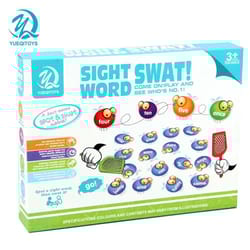 crazy fly swatter vocabulary board game for kids