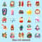 Cute Christmas And New Year Cartoon Stickers Pack 50pcs 3