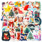 Cute Christmas And New Year Cartoon Stickers Pack 50pcs 7