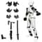 3D Printed Posable Mannequin Action Figure Multi Jointed Robot Model 1