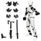 3D Printed Posable Mannequin Action Figure Multi Jointed Robot Model 1