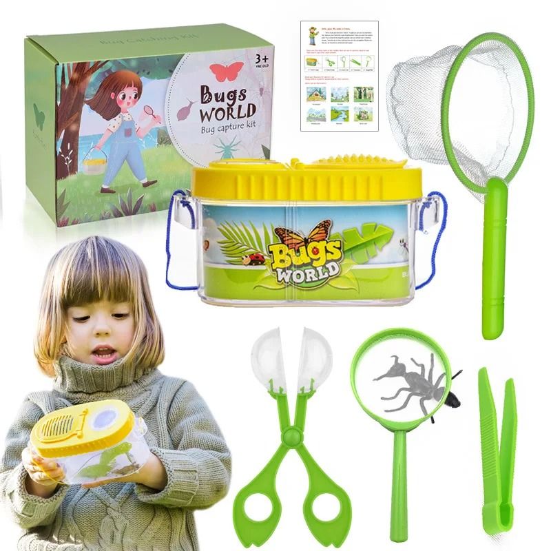 Kids Bug Catcher Kit Nature Exploration Toy Educational Outdoor Science Set 0