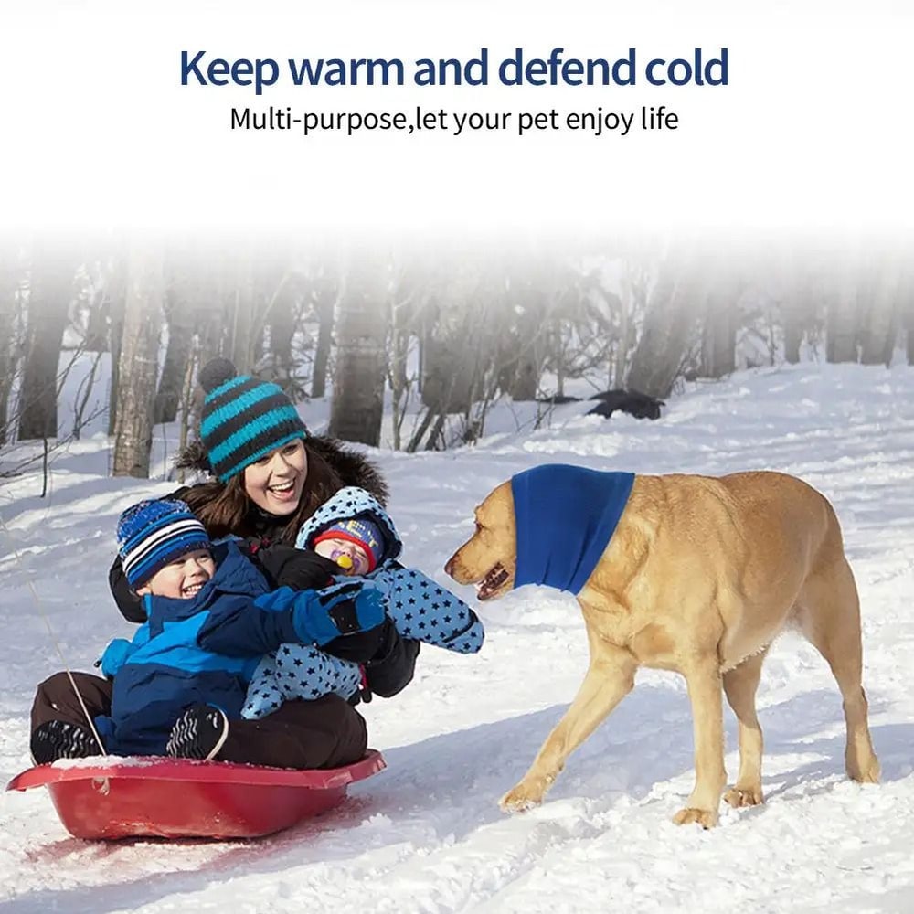 Dog Noise Canceling Scarf Anxiety Relief Ear Cover Grooming Head Wrap 5