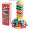 45 Piece Stacked Blocks Game Kids Balance Building Toy Family Party Table Game 5
