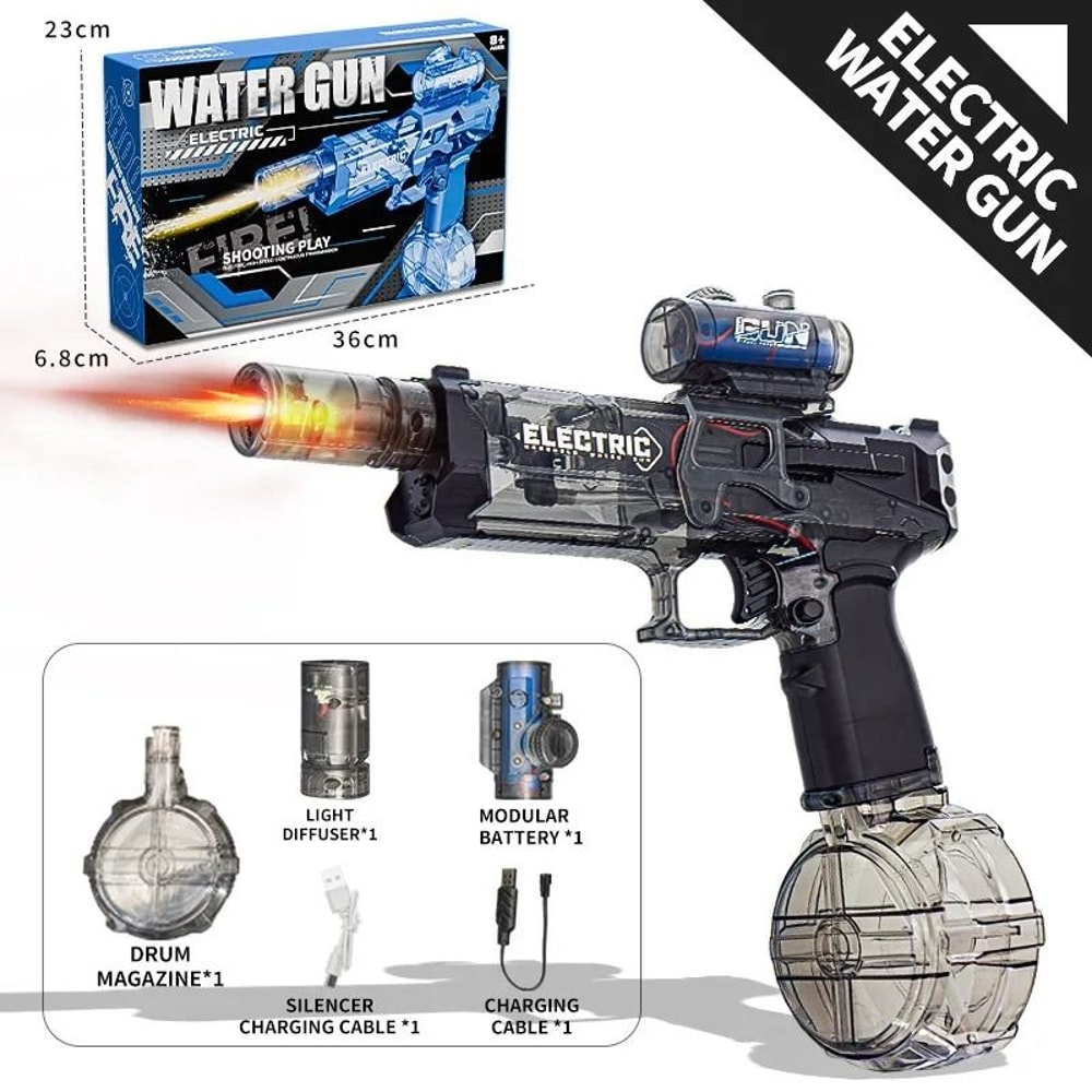 Kids Electric Water Gun High Pressure Automatic Water Blaster Toy 6