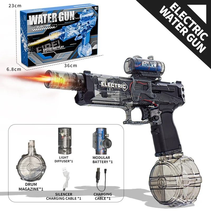Kids Electric Water Gun High Pressure Automatic Water Blaster Toy 6