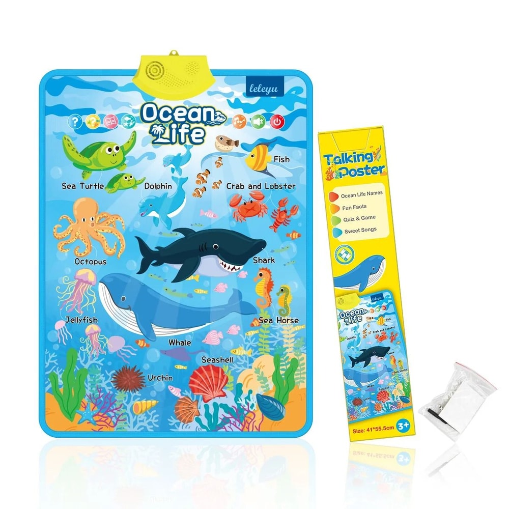 Electronic Alphabet Wall Chart Interactive ABC Learning Poster For Toddlers 9