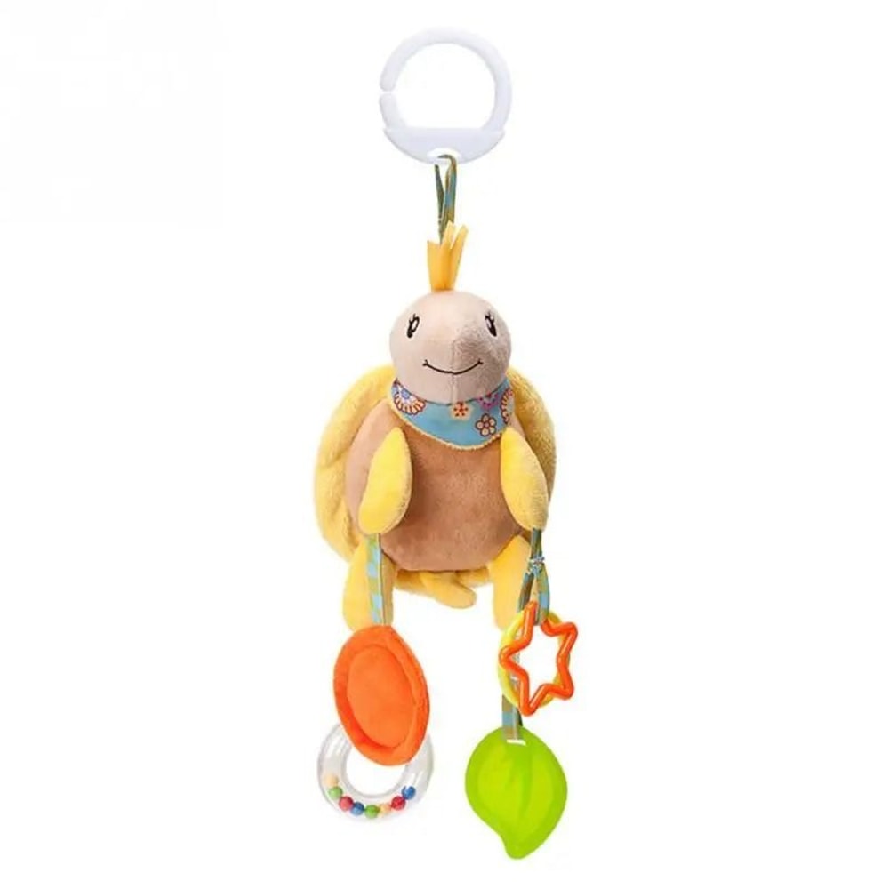 Baby Plush Stroller Toy Hanging Rattle Mobile With Cartoon Animals 5