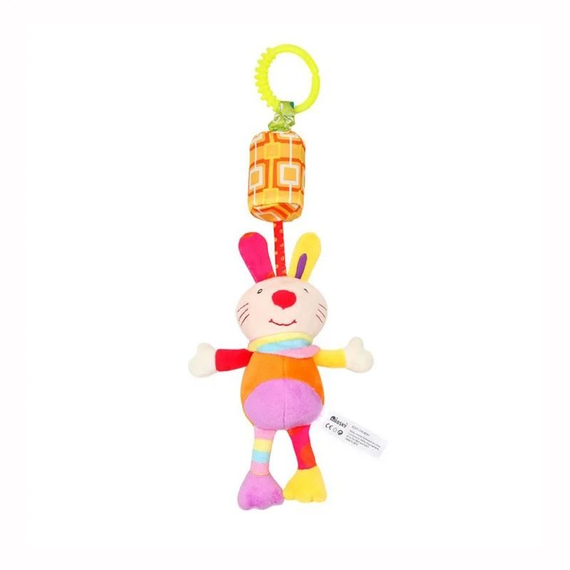 Baby Plush Stroller Toy Hanging Rattle Mobile With Cartoon Animals 10