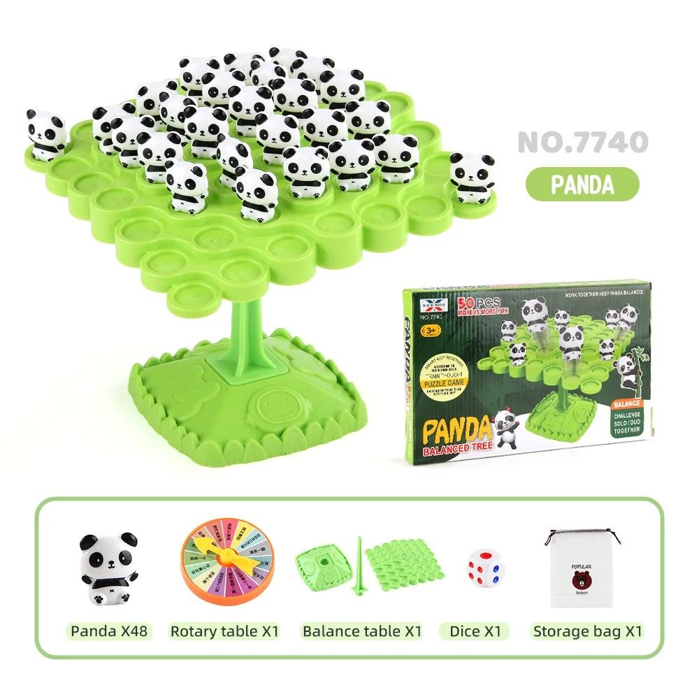 Frog Balance Tree Montessori Board Game Kids Educational Balance Toy 0