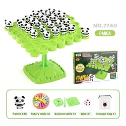 frog balance tree montessori board game kids educational balance toy