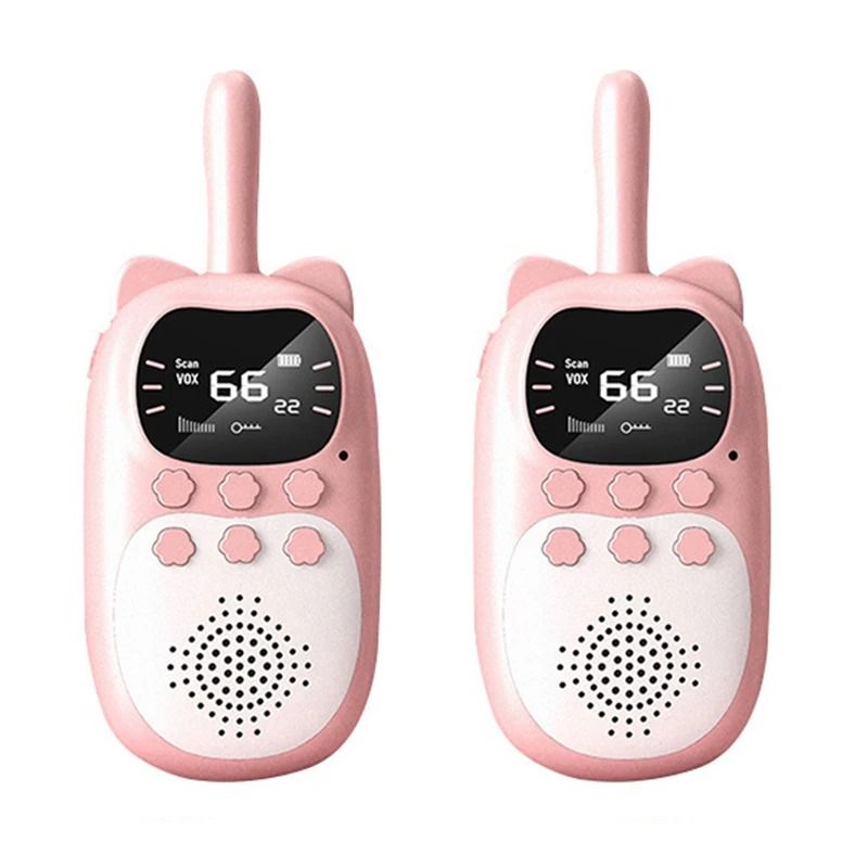 Kids Walkie Talkie Set Rechargeable Handheld Two Way Radio Toys 2