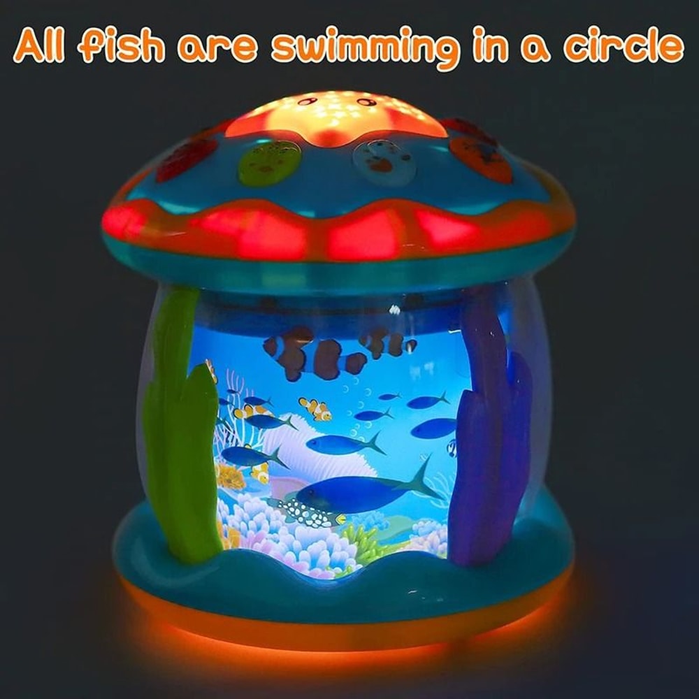 Ocean Light Musical Projector Toy Montessori Sensory Learning Toy For Toddlers 3