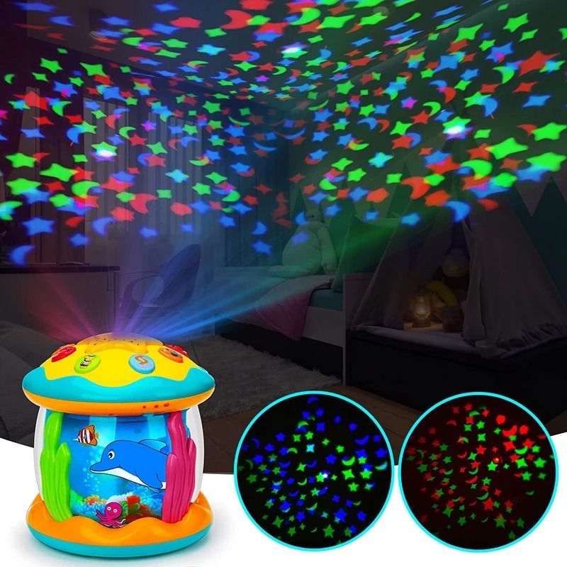 Ocean Light Musical Projector Toy Montessori Sensory Learning Toy For Toddlers 4