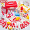 Kids Doctor Play Set Pretend Medical Kit Role Play Toy With Bag 10