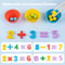 Montessori Math Counting Clip Beads Sorting Toy Fine Motor Learning Game 1