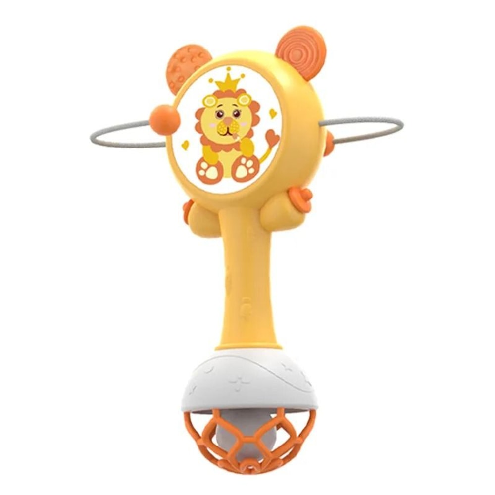 Baby Rattle Teether Toy Hand Bell Mobile Early Learning Sensory Toy 4